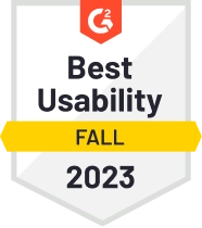 G2 Best Usability Fall 2023