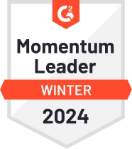 G2 Momentum Leader Winter 2024